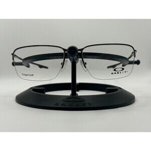 New Men's Oakley Eyeglass Frames Wingback SQ Titanium Brushed Grenache 54/18